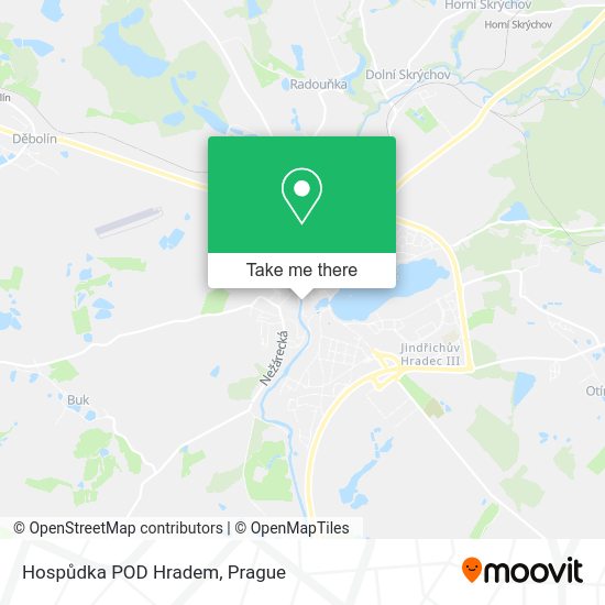 Hospůdka POD Hradem map