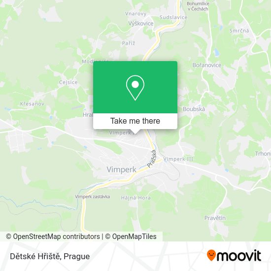 Dětské Hřiště map
