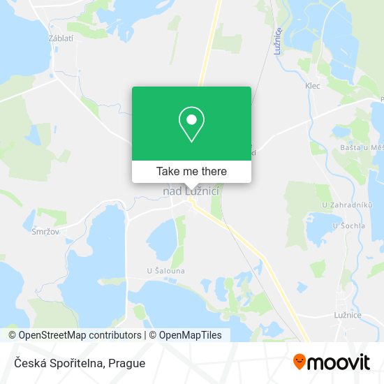 Česká Spořitelna map