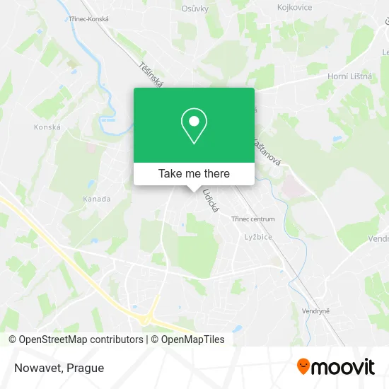 Карта Nowavet