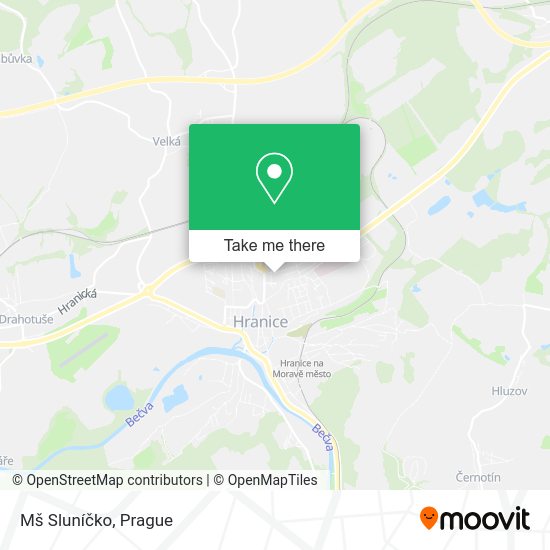 Mš Sluníčko map