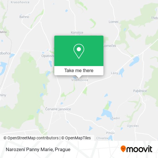 Narození Panny Marie map