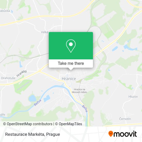 Restaurace Markéta map