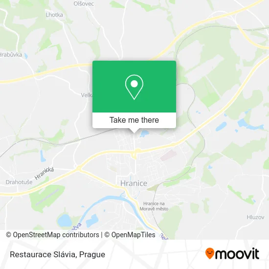 Карта Restaurace Slávia