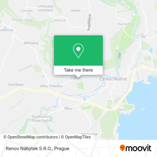 Карта Renov Nábytek S.R.O.