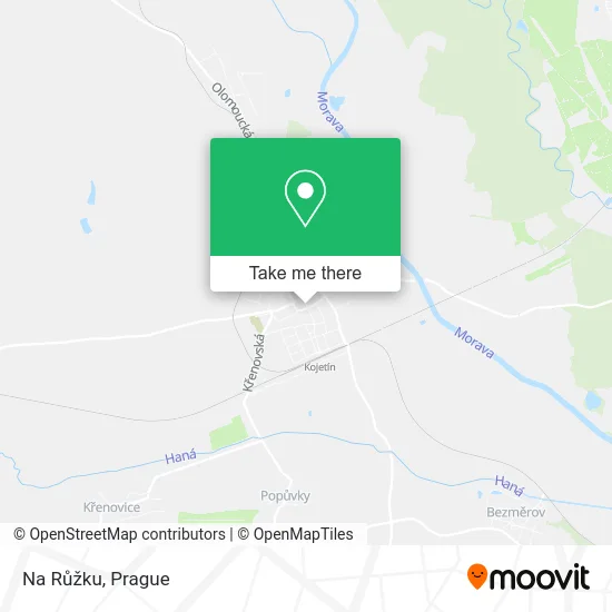 Карта Na Růžku