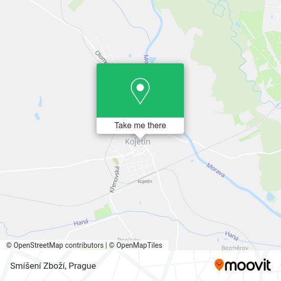 Smíšení Zboží map