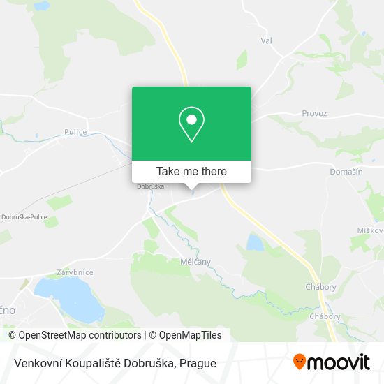 Venkovní Koupaliště Dobruška map