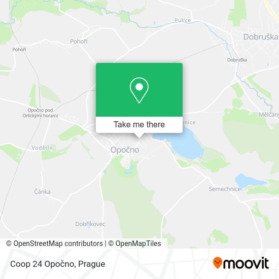Карта Coop 24 Opočno