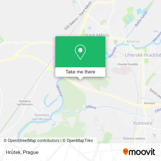 Карта Hrůtek