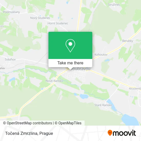 Карта Točená Zmrzlina