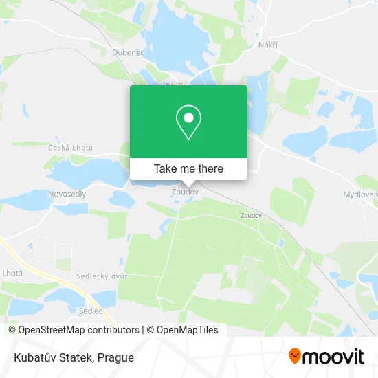 Карта Kubatův Statek