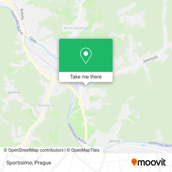 Карта Sportisimo