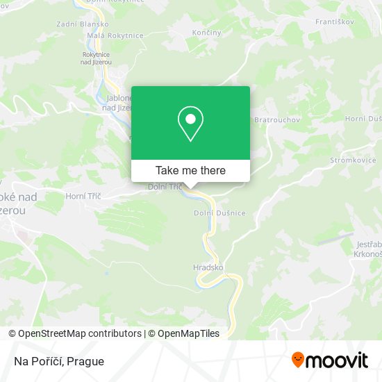 Na Poříčí map