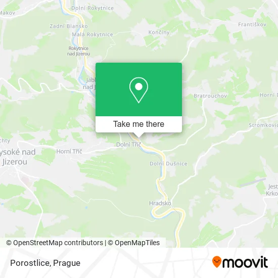 Карта Porostlice