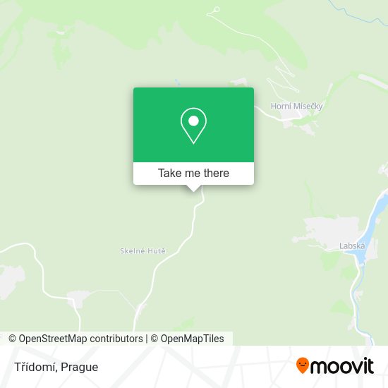Třídomí map
