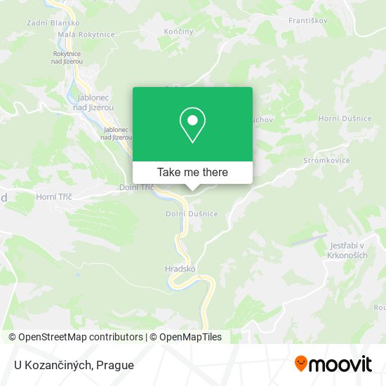 U Kozančiných map