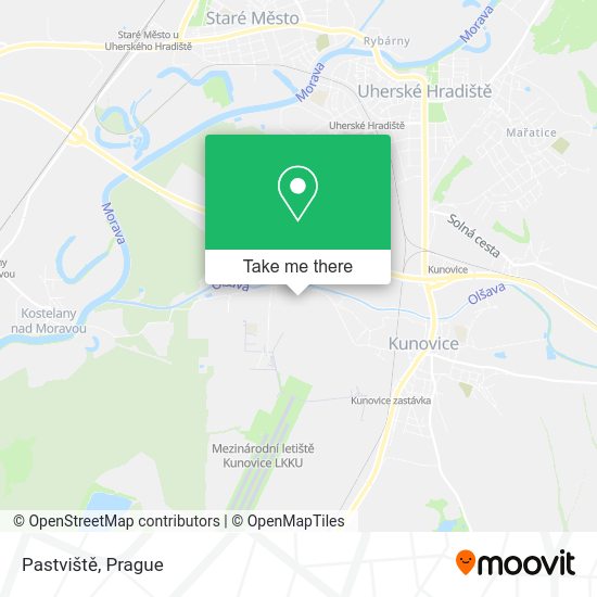 Pastviště map