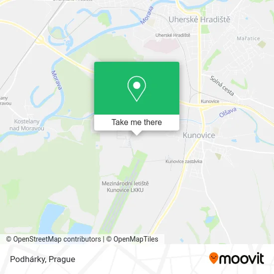 Карта Podhárky
