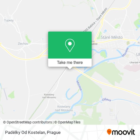 Padělky Od Kostelan map