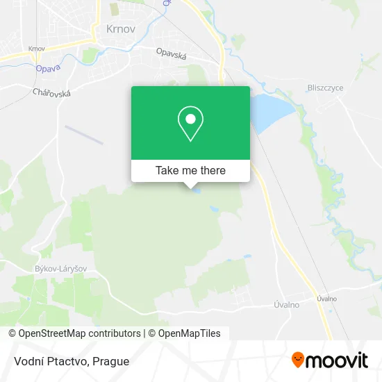 Карта Vodní Ptactvo