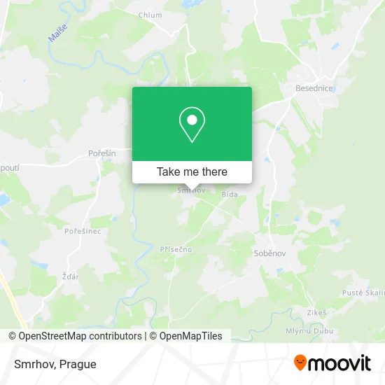 Карта Smrhov