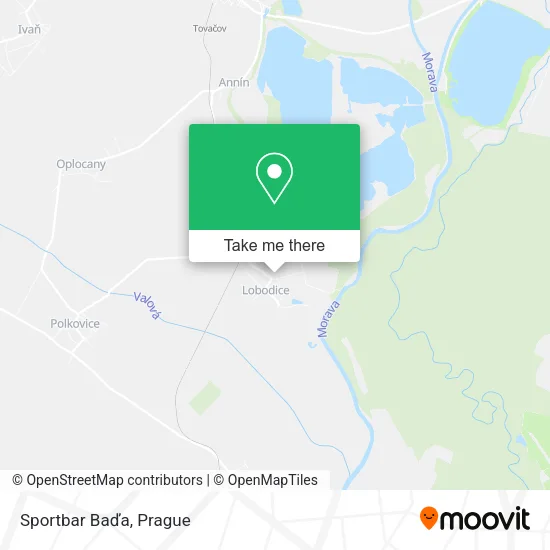 Карта Sportbar Baďa