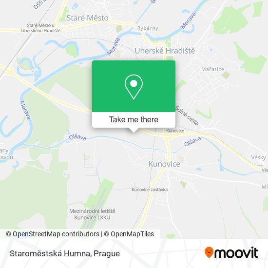 Staroměstská Humna map