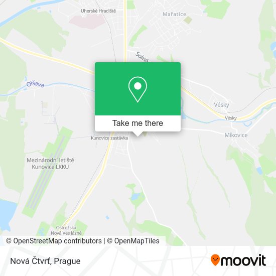 Nová Čtvrť map