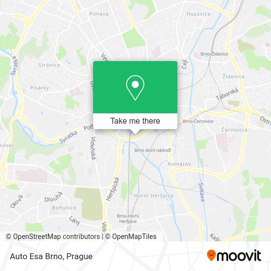 Карта Auto Esa Brno