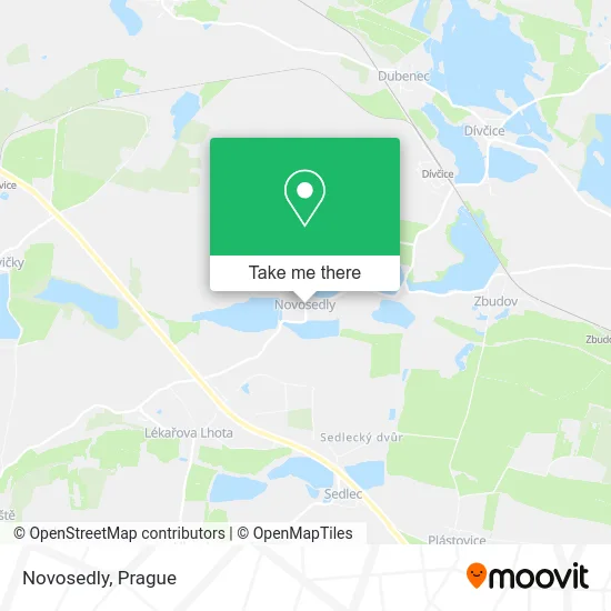 Карта Novosedly