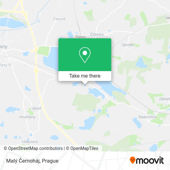 Malý Černoháj map