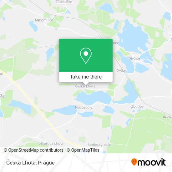 Карта Česká Lhota
