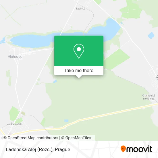 Ladenská Alej (Rozc.) map