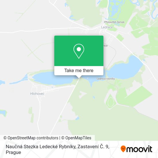 Naučná Stezka Ledecké Rybníky, Zastavení Č. 9 map
