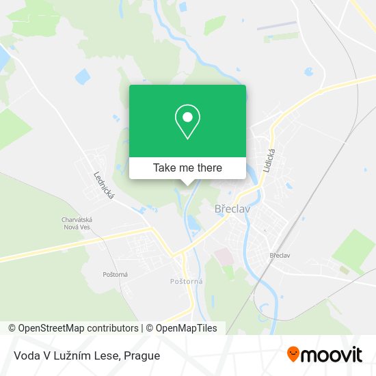 Voda V Lužním Lese map