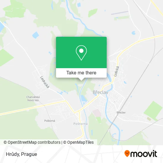 Карта Hrůdy