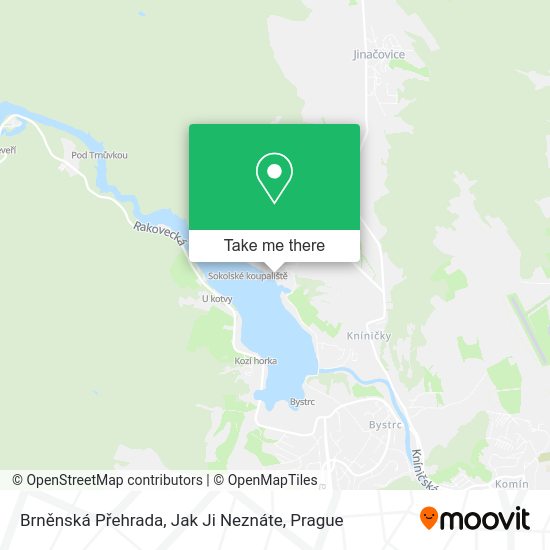Brněnská Přehrada, Jak Ji Neznáte map