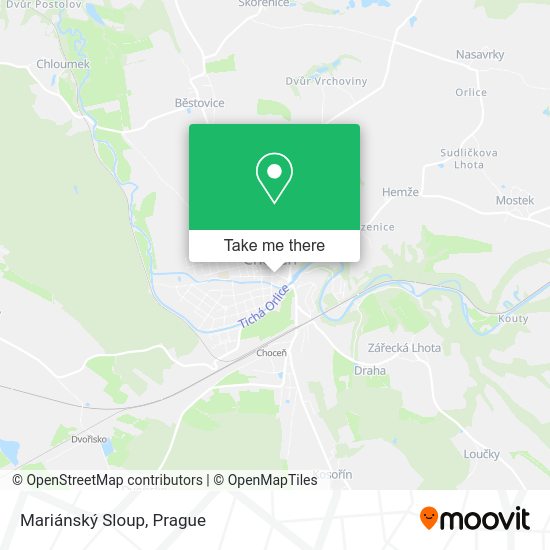 Mariánský Sloup map