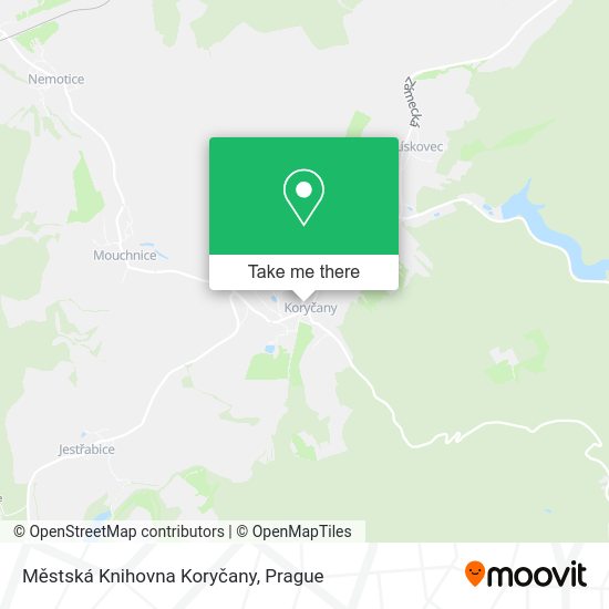 Městská Knihovna Koryčany map