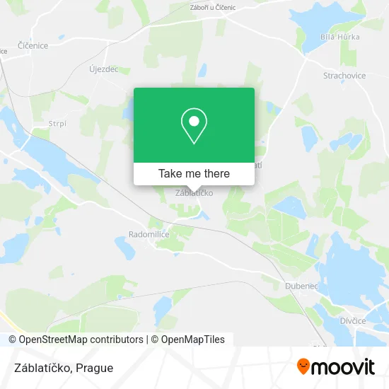 Карта Záblatíčko