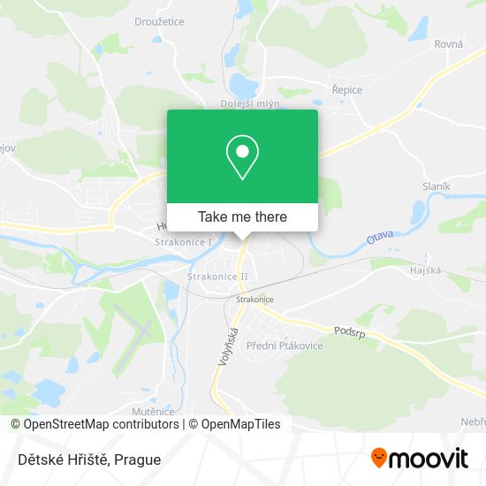 Dětské Hřiště map
