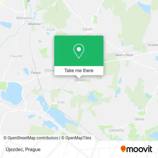 Карта Újezdec