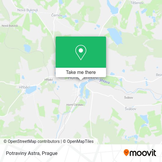 Карта Potraviny Astra
