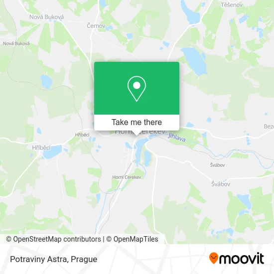 Карта Potraviny Astra