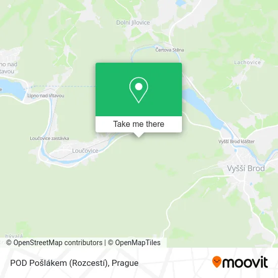 Карта POD Pošlákem (Rozcestí)