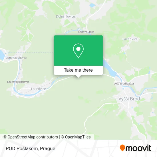 Карта POD Pošlákem
