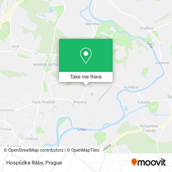Hospůdka Ráby map