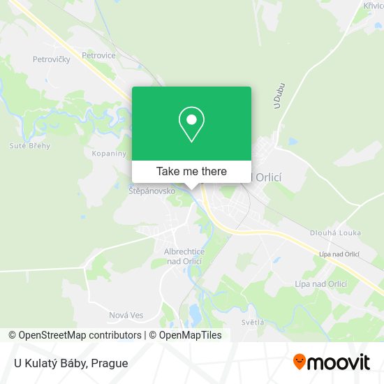 U Kulatý Báby map