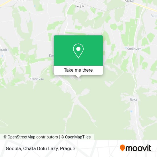 Карта Godula, Chata Dolu Lazy